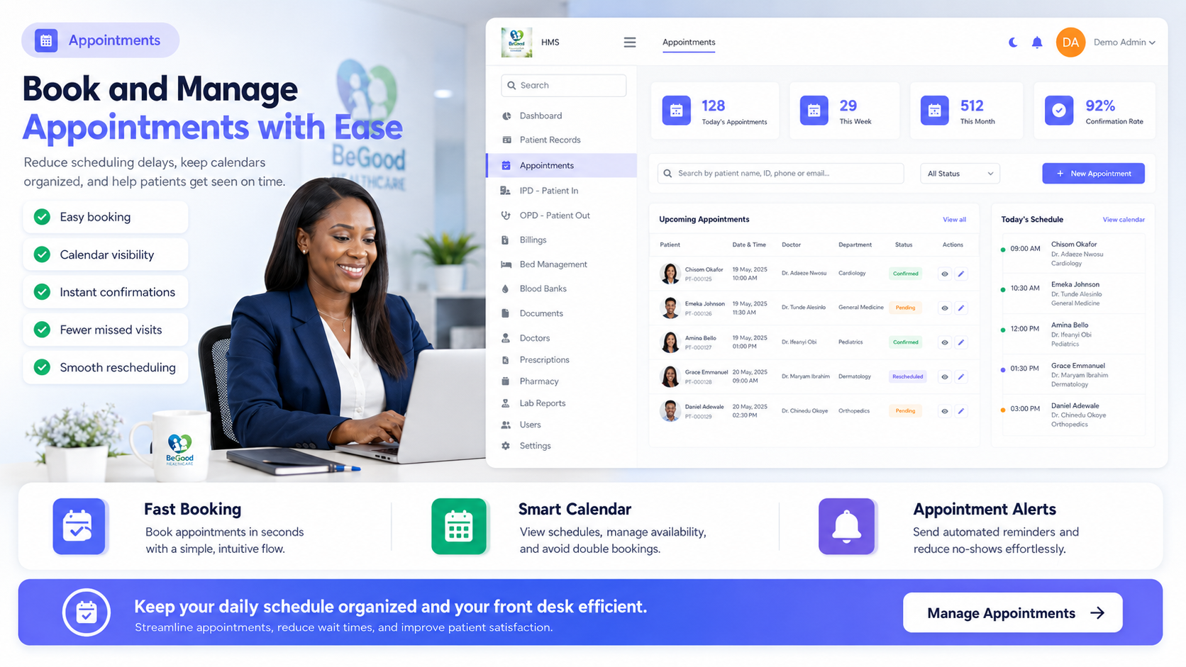 Appointments solution visual
