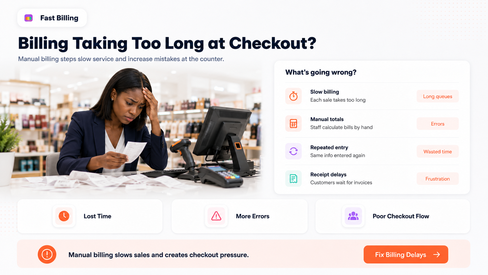 Fast Billing issue visual