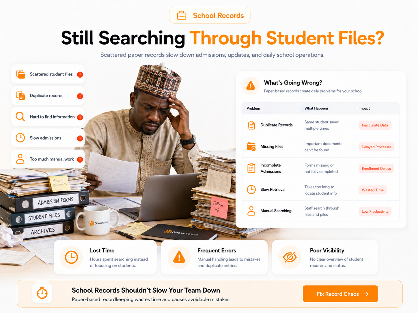 School Records issue visual